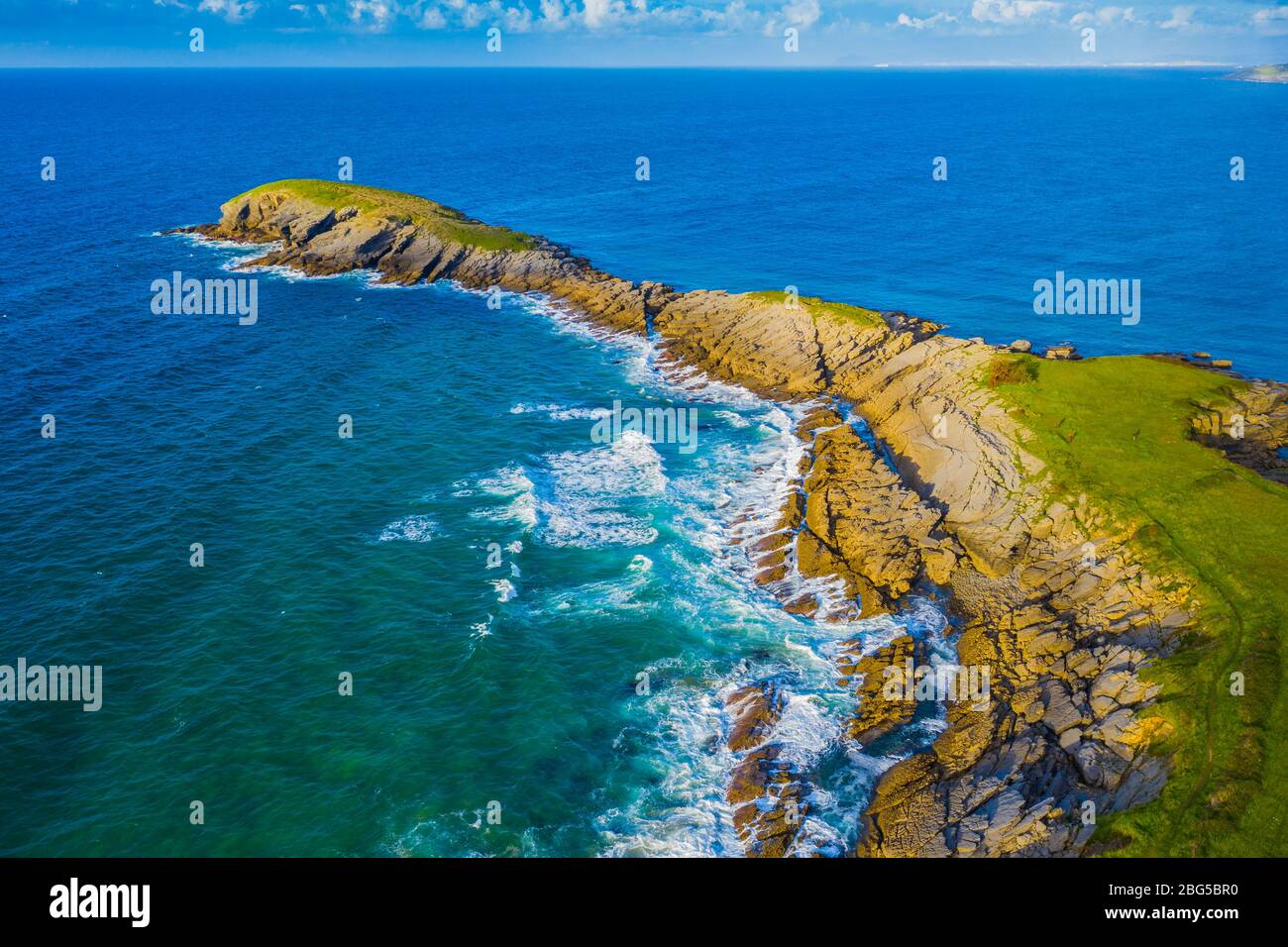 Il paesaggio costiero. Foto Stock
