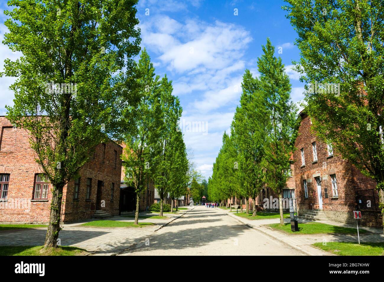 Campo di concentramento di Auschwitz Birkenau Oświęcim Museo Polonia meridionale Europa UE UNESCO Foto Stock