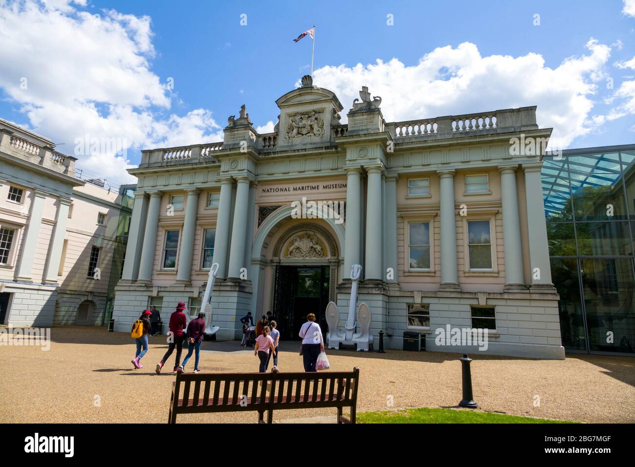 Musei reali Greenwich Inghilterra primo Meridian Zero Longitude Hemisferes Londra Regno Unito Europa UE Foto Stock