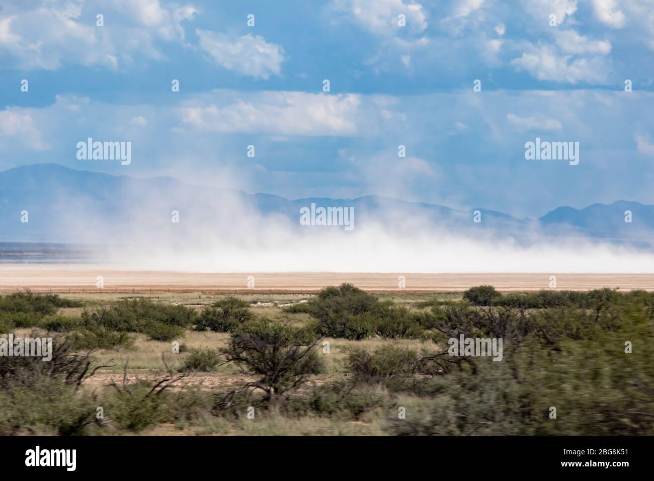 Tempesta di polvere in Arizona Foto Stock