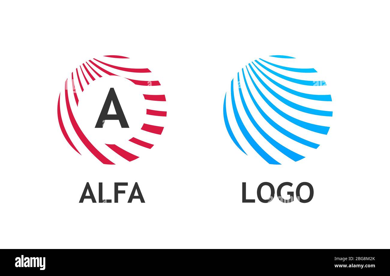 Logo rotondo con forma astratta a spirale per il business o il sito web. Emblema vettoriale isolato su bianco. Illustrazione Vettoriale Logo rotondo con forma astratta a spirale per il business o il sito web. Emblema vettoriale isolato su bianco. Illustrazione Vettoriale