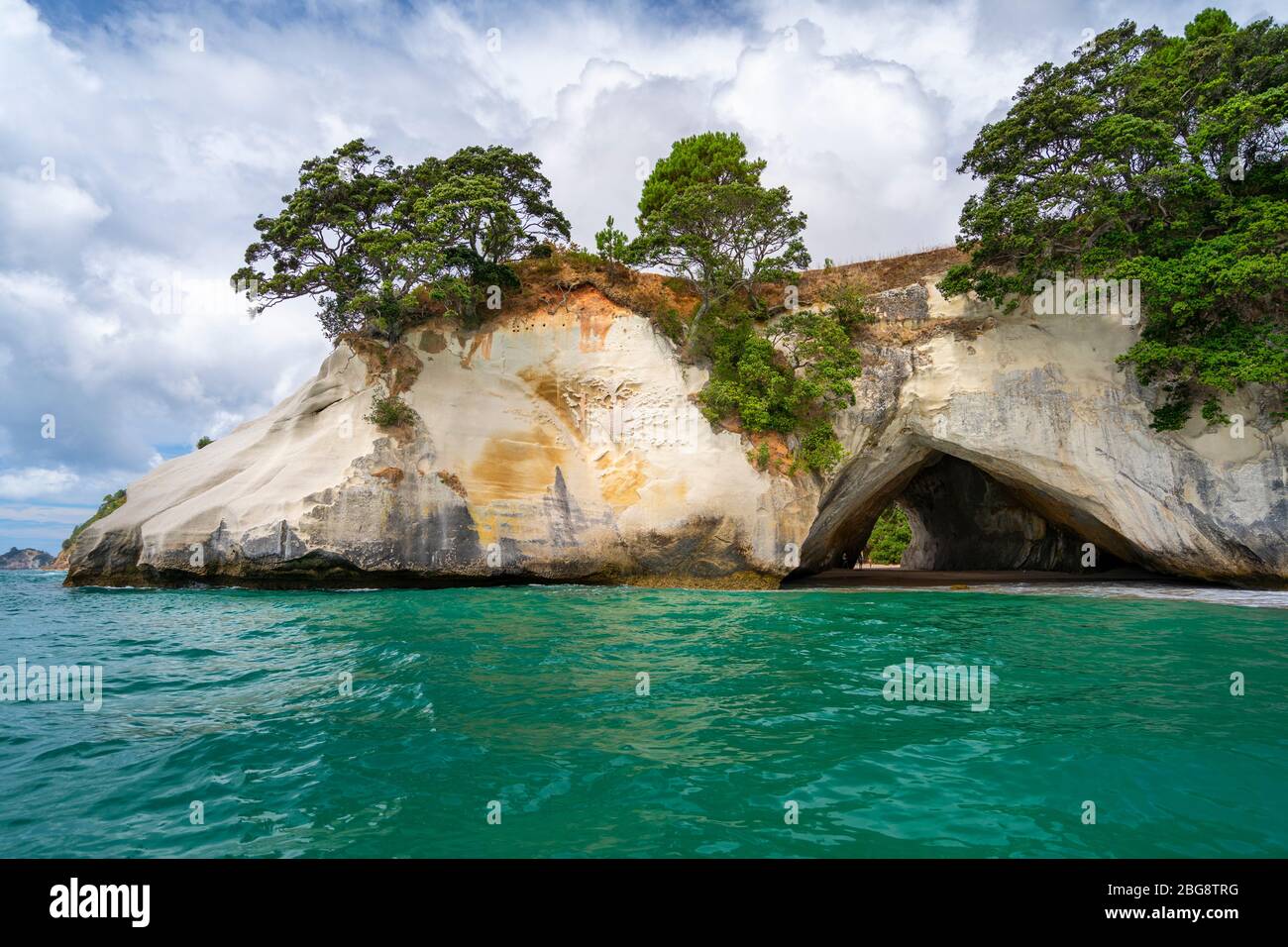 Cove della cattedrale, Hahei, Penisola di Coromandel, Isola del nord, Nuova Zelanda Foto Stock