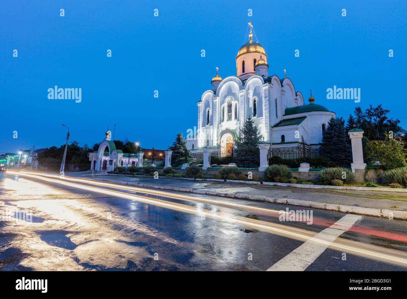 Chiesa presepio a Tiraspol. Tiraspol, Transnistria. Foto Stock
