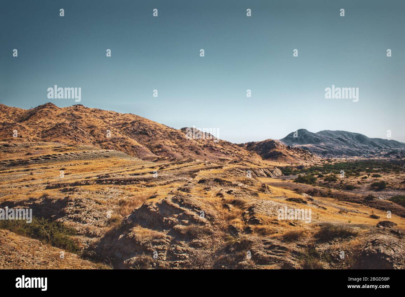 La fotografia di paesaggio di montagna Foto Stock