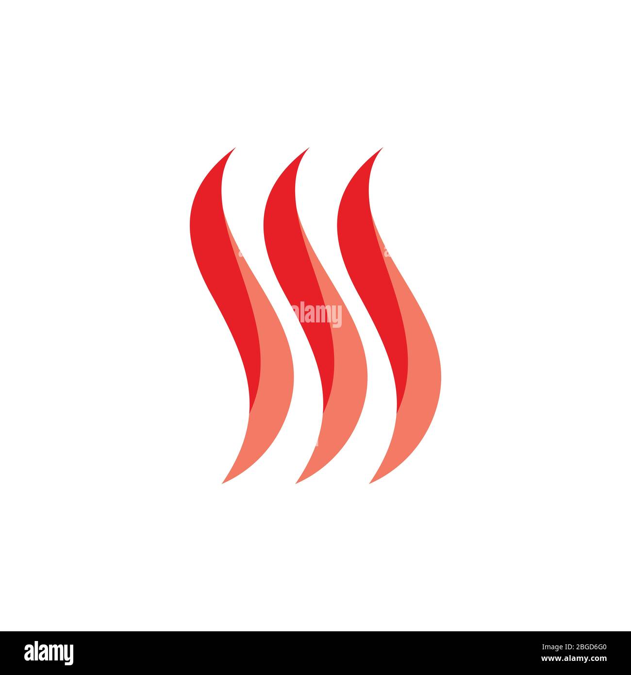 Curve di flusso abstarct fumo vettore logo Illustrazione Vettoriale