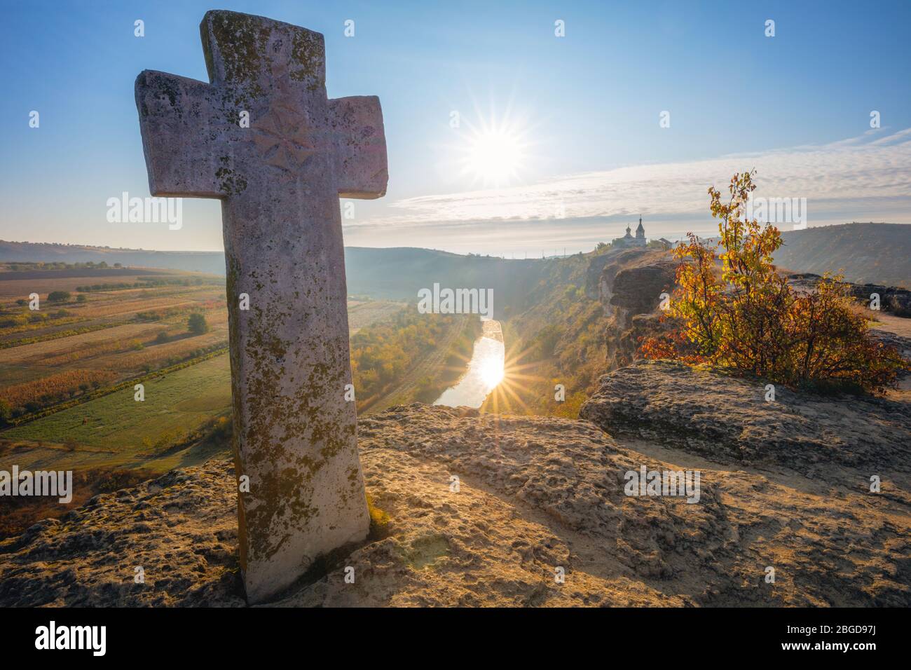 Monastero di Orhei Vechi a Trebujeni. Trebujeni, Rejon Orhei, Polonia. Foto Stock