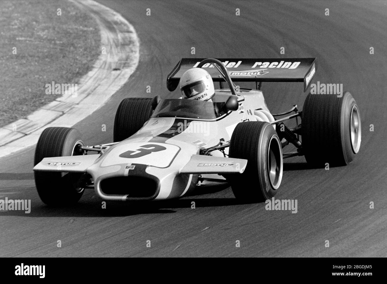 TIM SCHENKEN 1971 CRYSTAL PALACE HILTON TRANSPORT LONDON TROPHY EUROPEAN F2 Foto Stock