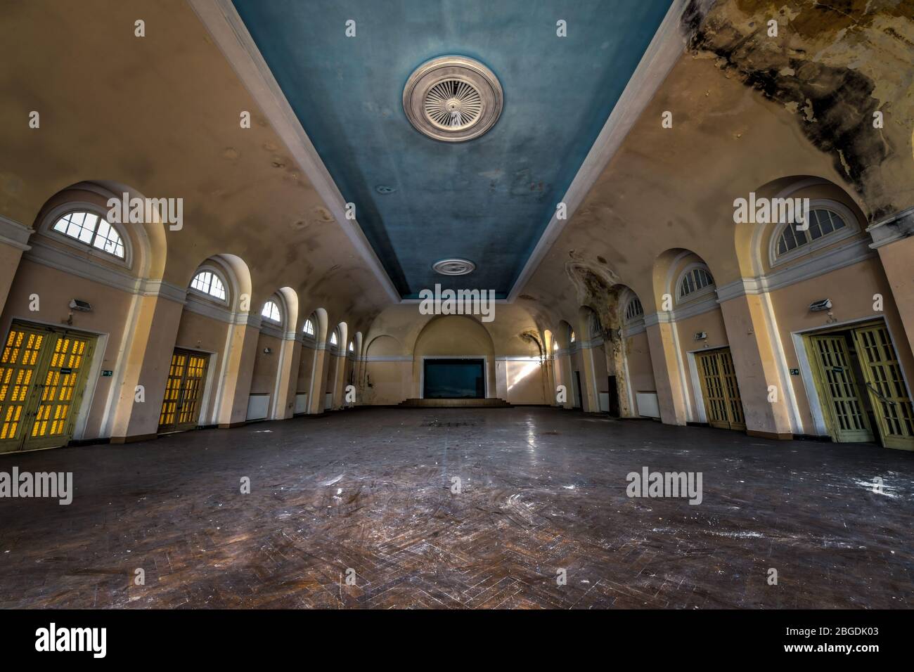 Abbandonata Città Proibita di Wunsdorf ex campo Miitario in Germania Foto Stock