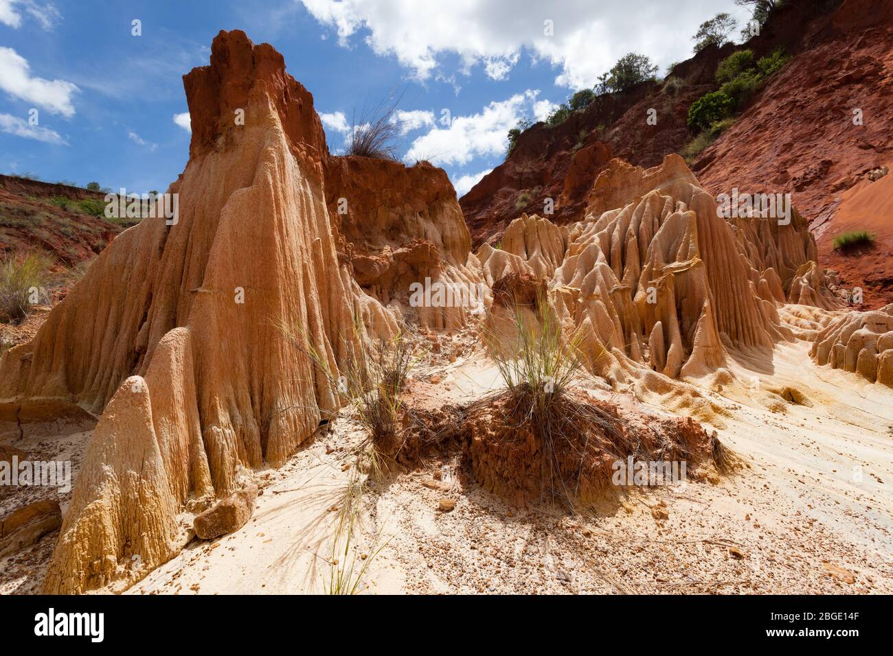 Formazione bizzarra di pietra rossa Foto Stock