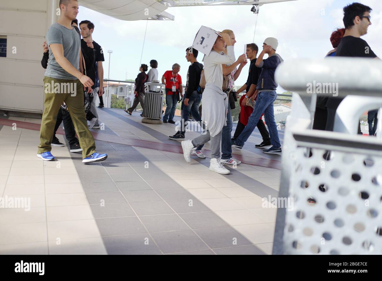 Roma, Italia - 03/10/2015: Fiera del fumetto Romics a Roma Foto Stock