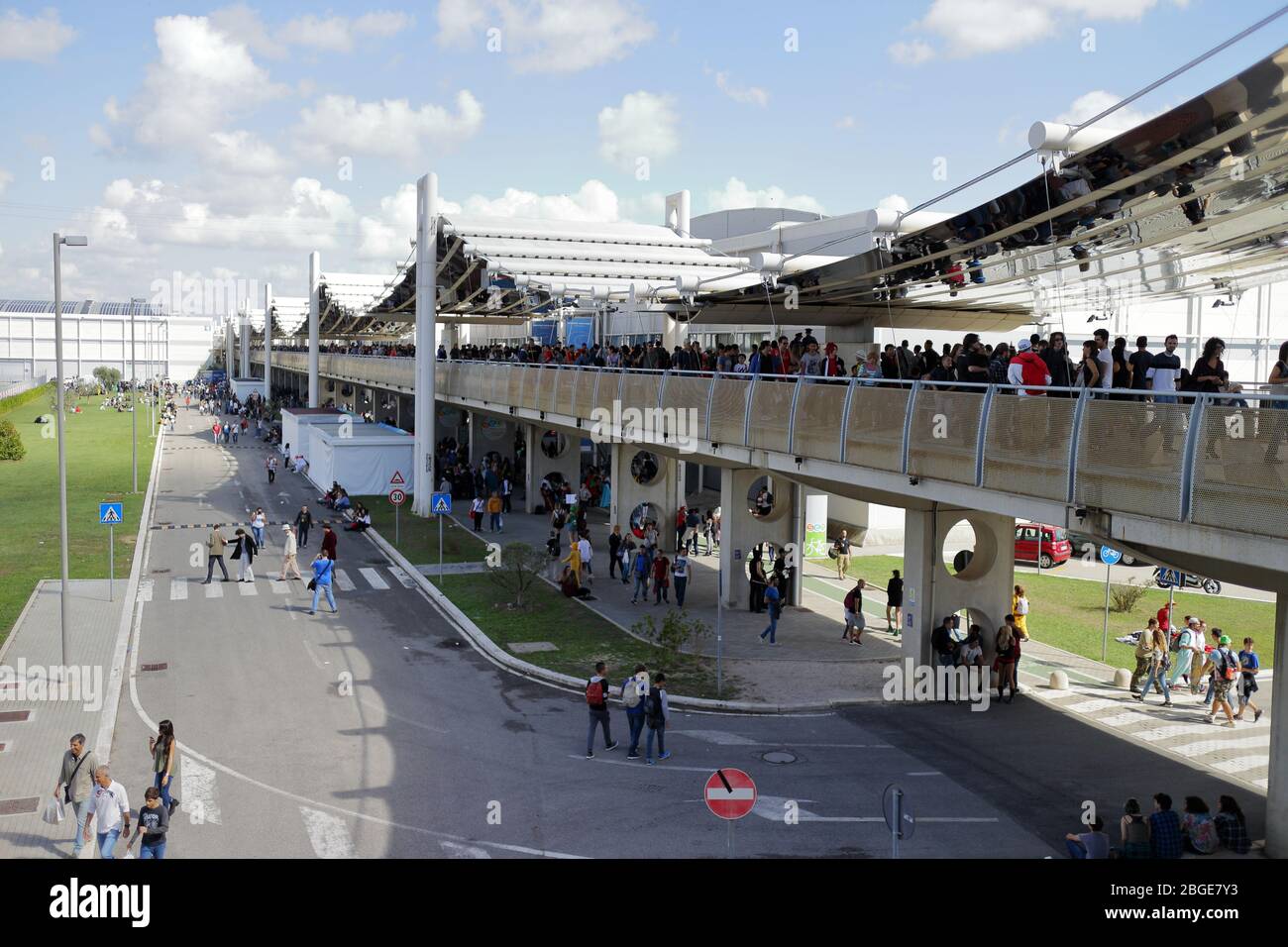 Roma, Italia - 03/10/2015: Fiera del fumetto Romics a Roma Foto Stock
