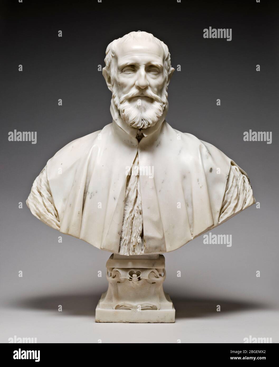 Gian Lorenzo Bernini, Monsignor Francesco Barberini, busto, scultura, circa 1623 Foto Stock