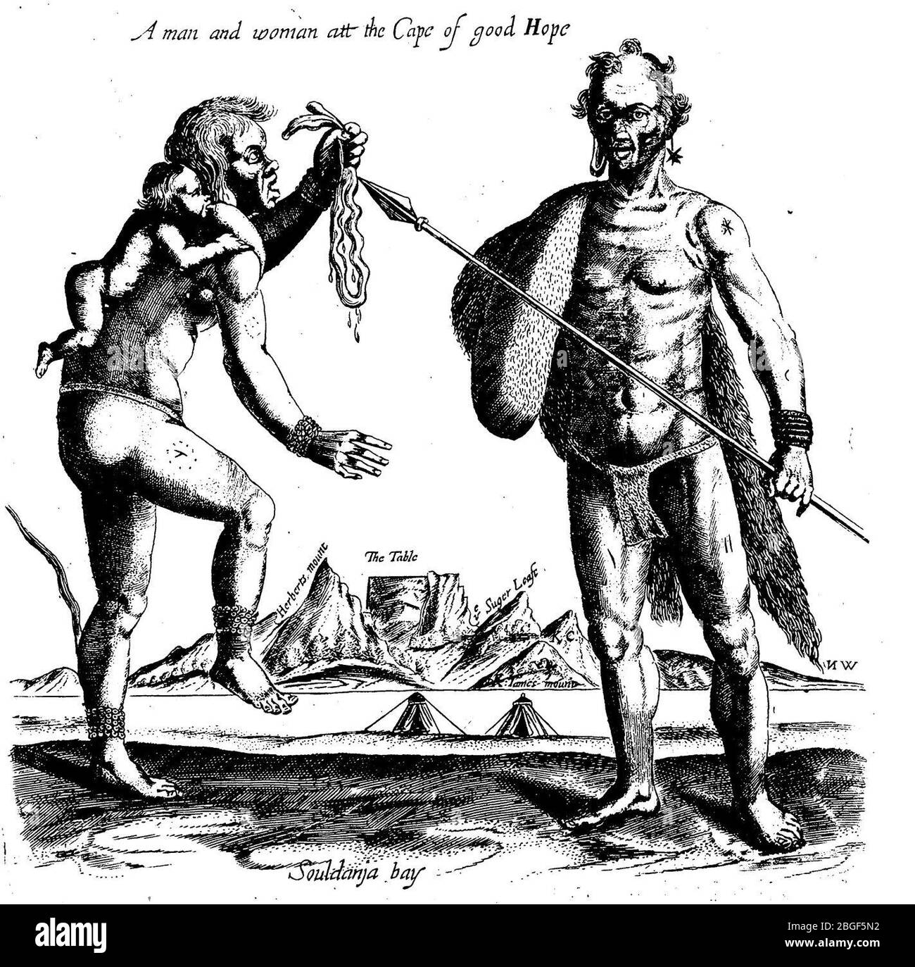 Herbert - Capo di buona speranza uomo e donna. Foto Stock