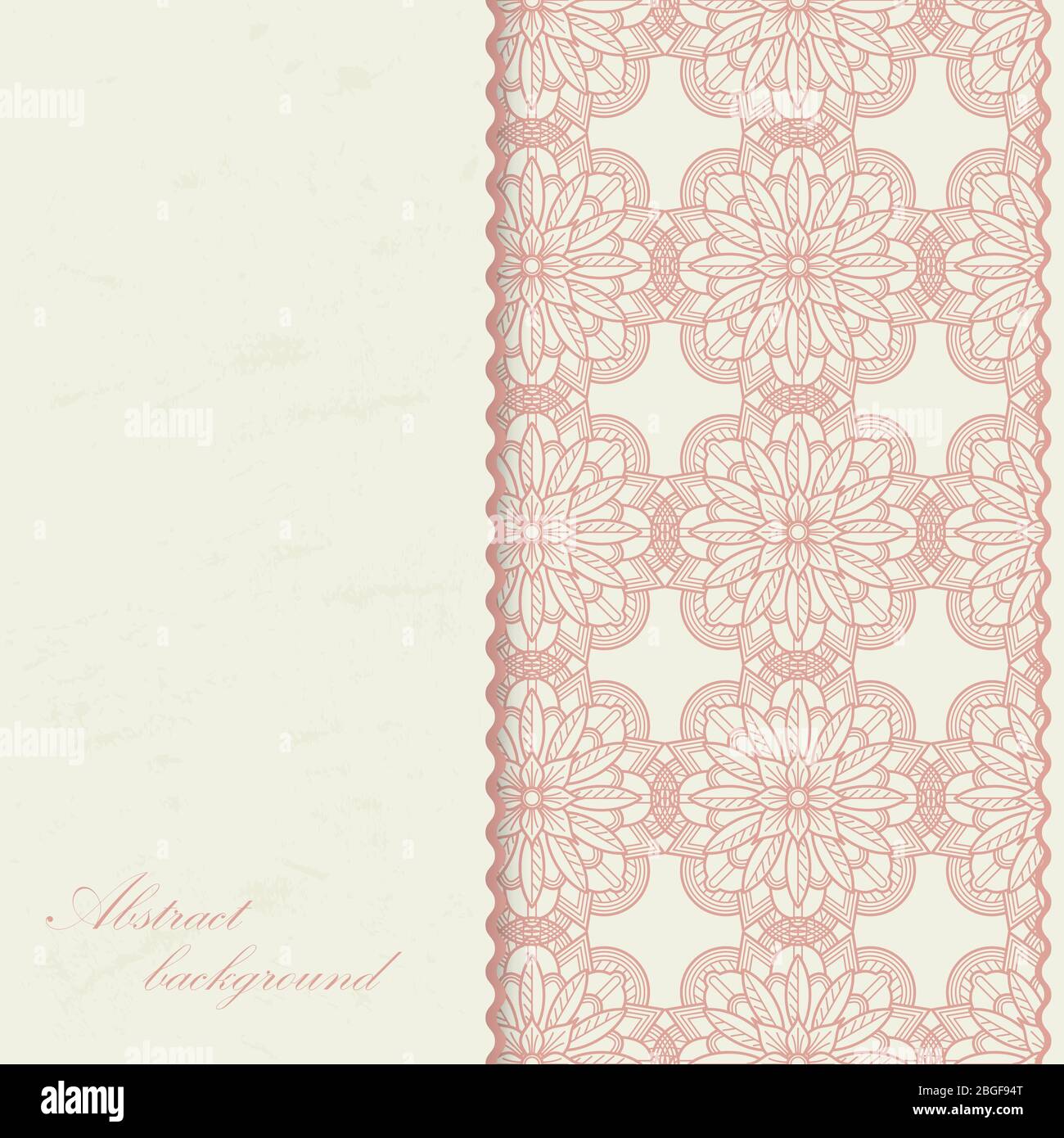 Tibetian, asian orientale fiore mandala sfondo poster design. Illustrazione vettoriale Illustrazione Vettoriale