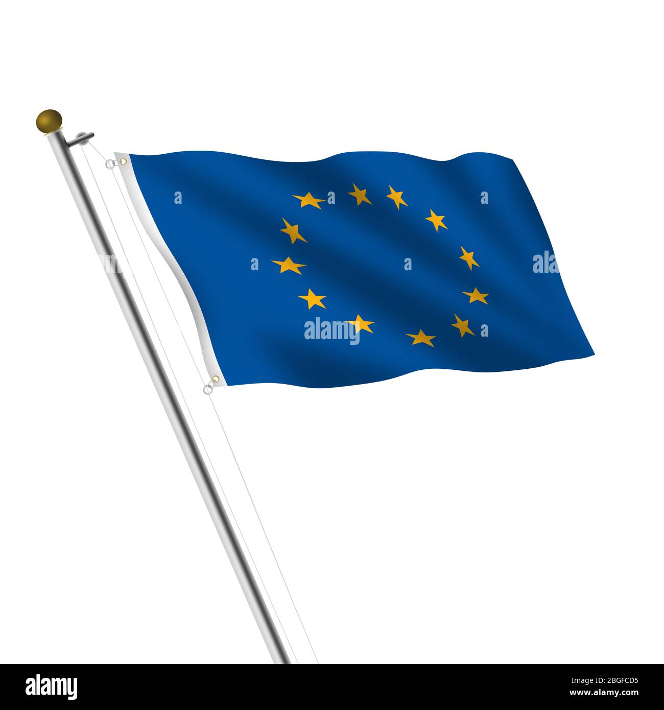 Bandiera dell'Unione europea figura in background di file di grandi dimensioni Foto Stock
