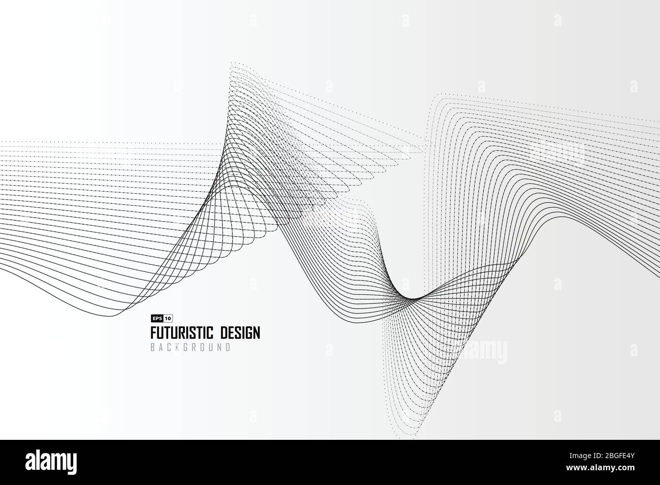 Schema di forma astratto della linea di punti dello sfondo futuristico del modello di illustrazione. Da utilizzare per annunci, poster, illustrazioni, modelli. Esempi di vettori di illustra10 Illustrazione Vettoriale