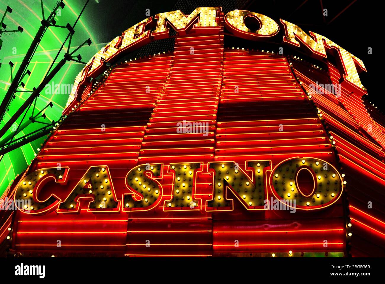 Freemont Casino, Freemont Street, Downtown Las Vegas, Nevada, USA Foto Stock