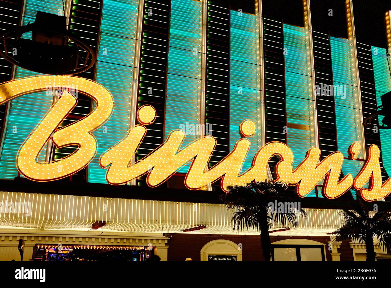 Binion's Casino and Hotel, Downtown Las Vegas, Nevada, USA Foto Stock