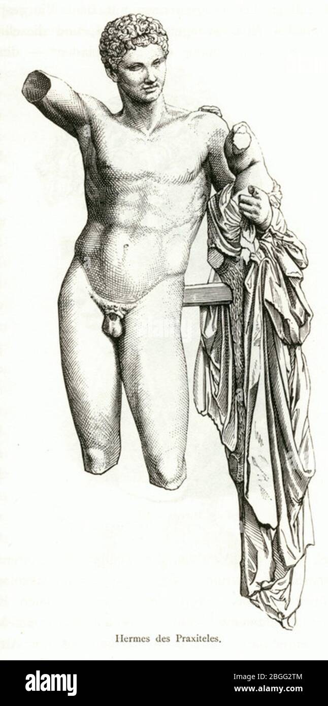 Hermes des Praxiteles - Schweiger Lerchenfeld Amand (freiherr von) - 1887. Foto Stock