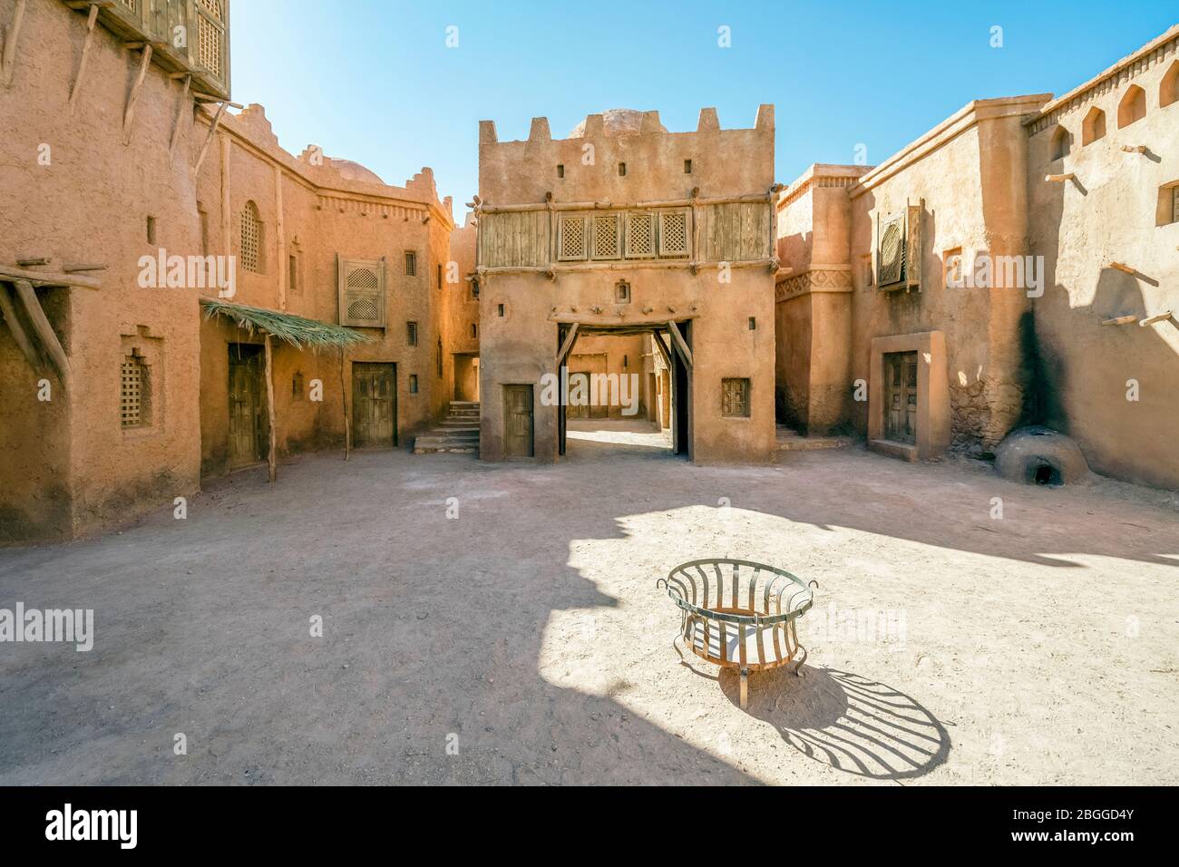 Ouarzazate, Marocco - 18 marzo 2020: Set cinematografico presso gli Studios Cinema Atlas Foto Stock