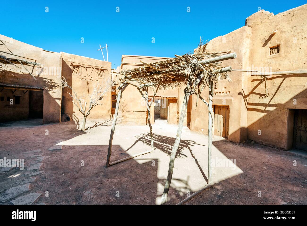 Ouarzazate, Marocco - 18 marzo 2020: Set cinematografico del film Gladiator negli studi di Atlante cinematografico Foto Stock