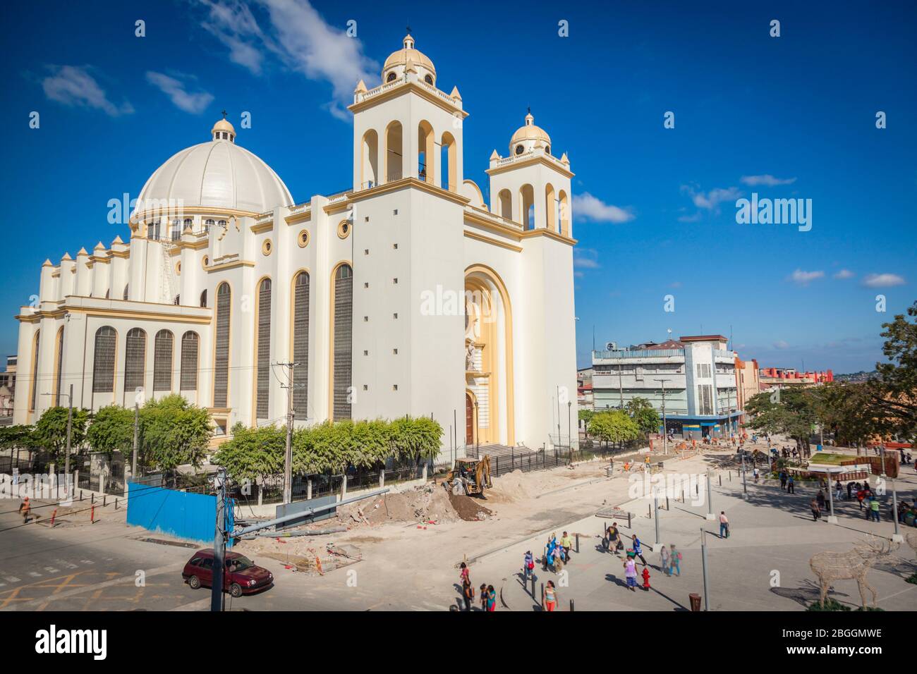 Cattedrale San Salvador. San Salvador El Salvador. Foto Stock