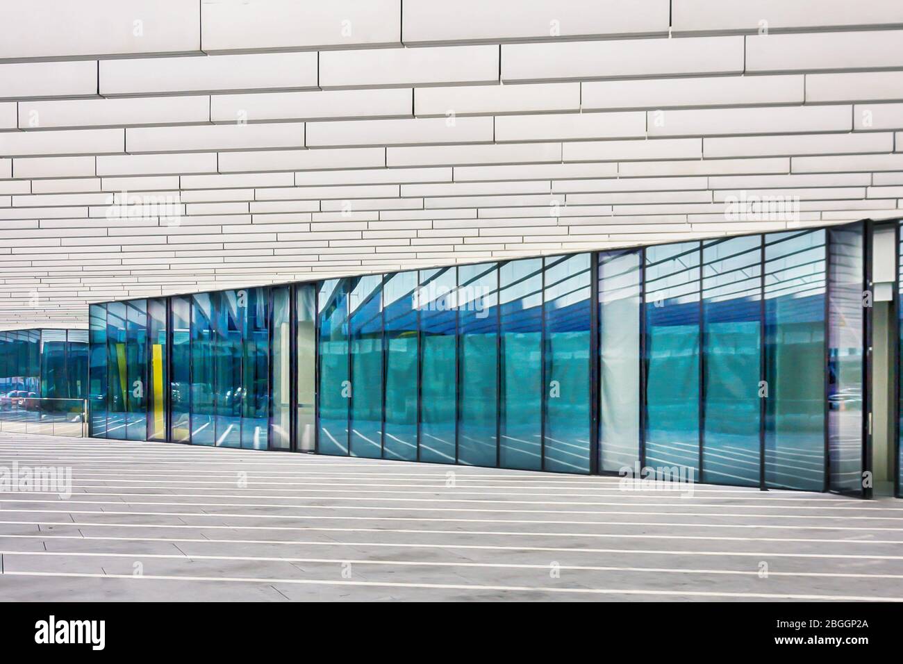 Lisbona, Portogallo. Novembre 25 2017. Architettura moderna EDP azienda energetica portoghese Foto Stock