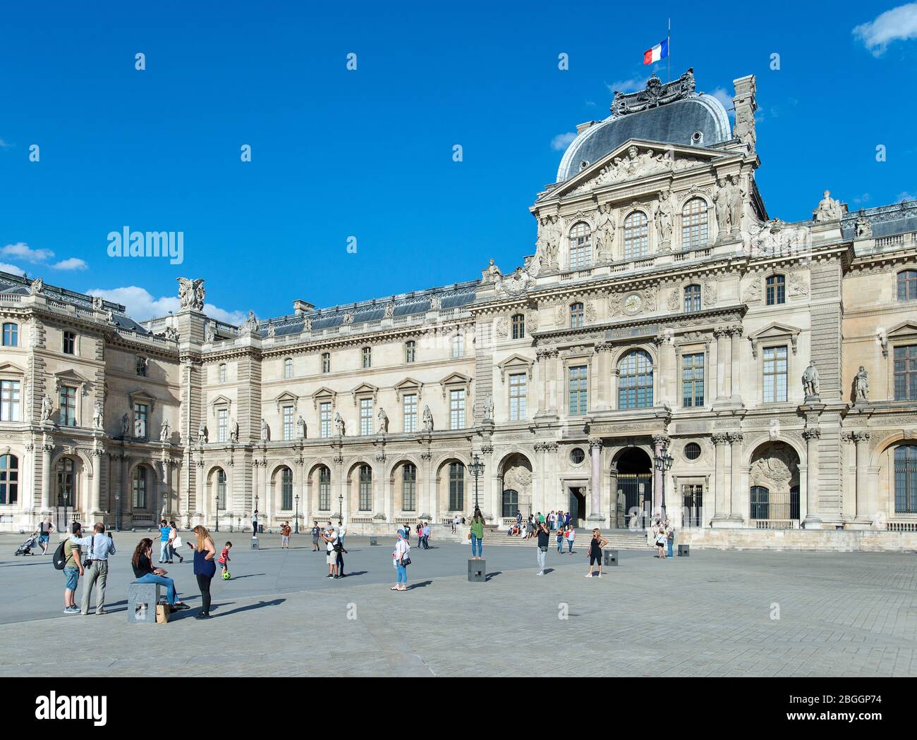 Il museo del Louvre, Parigi, Francia Foto Stock