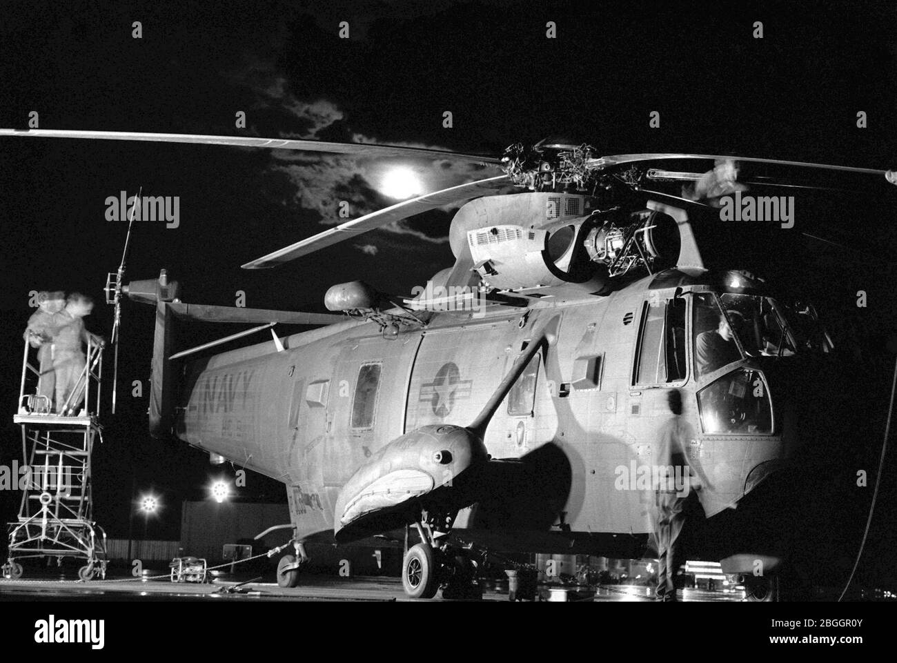 HH-3A HC-9 a Mountain Home AFB 1983. Foto Stock