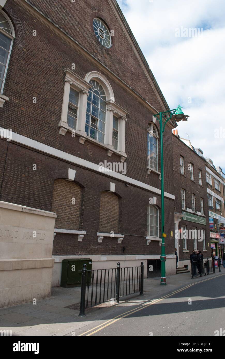 1970 Brick Lane Mosque, 59 Brick Lane, Londra, E1 6QL Foto Stock