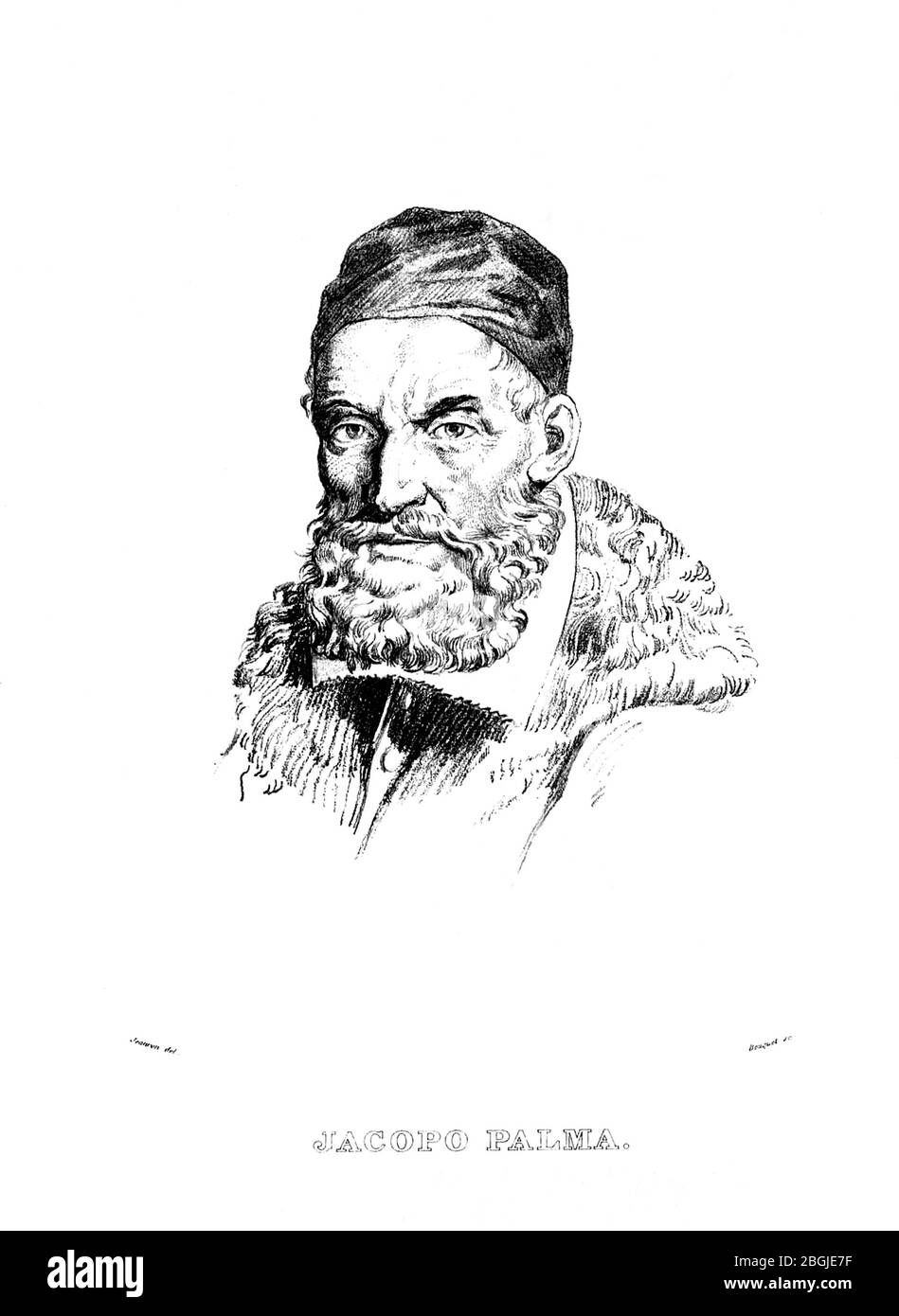 1500 ca , ITALIA : il celebre pittore rinascimentale italiano Jacopo Palma il Vecchio ( 1480 ca – 1528 ) nasce Jacomo Nigretti de Lavalle . Ritratto di Philippe-Auguste Jeanron ( 1808 - 1877 ) inciso da Auguste Bouquet ( 1810 - 1846 ) . Il suo nipote fu il pittore Palma il giovane (' Palma il giovane , 1548 ca - 1628 ). - IACOPO - il Vecchio - RITRATTO - RITRATTO - ARTE - ARTI VISIVE - ARTI VISIVE - PITTORE - incisione - incisione - illustrazione - illustratore - RINASCIMENTO ---- ARCHIVIO GBB Foto Stock