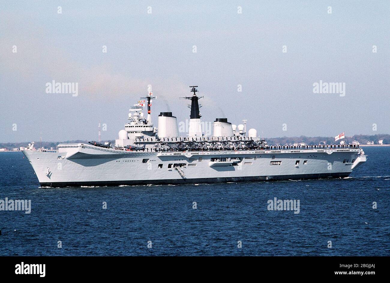 HMS Invincible (R05) Norfolk. Foto Stock