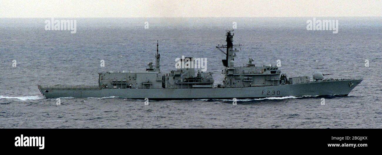 HMS NORFOLK F230 DNSD0305134. Foto Stock
