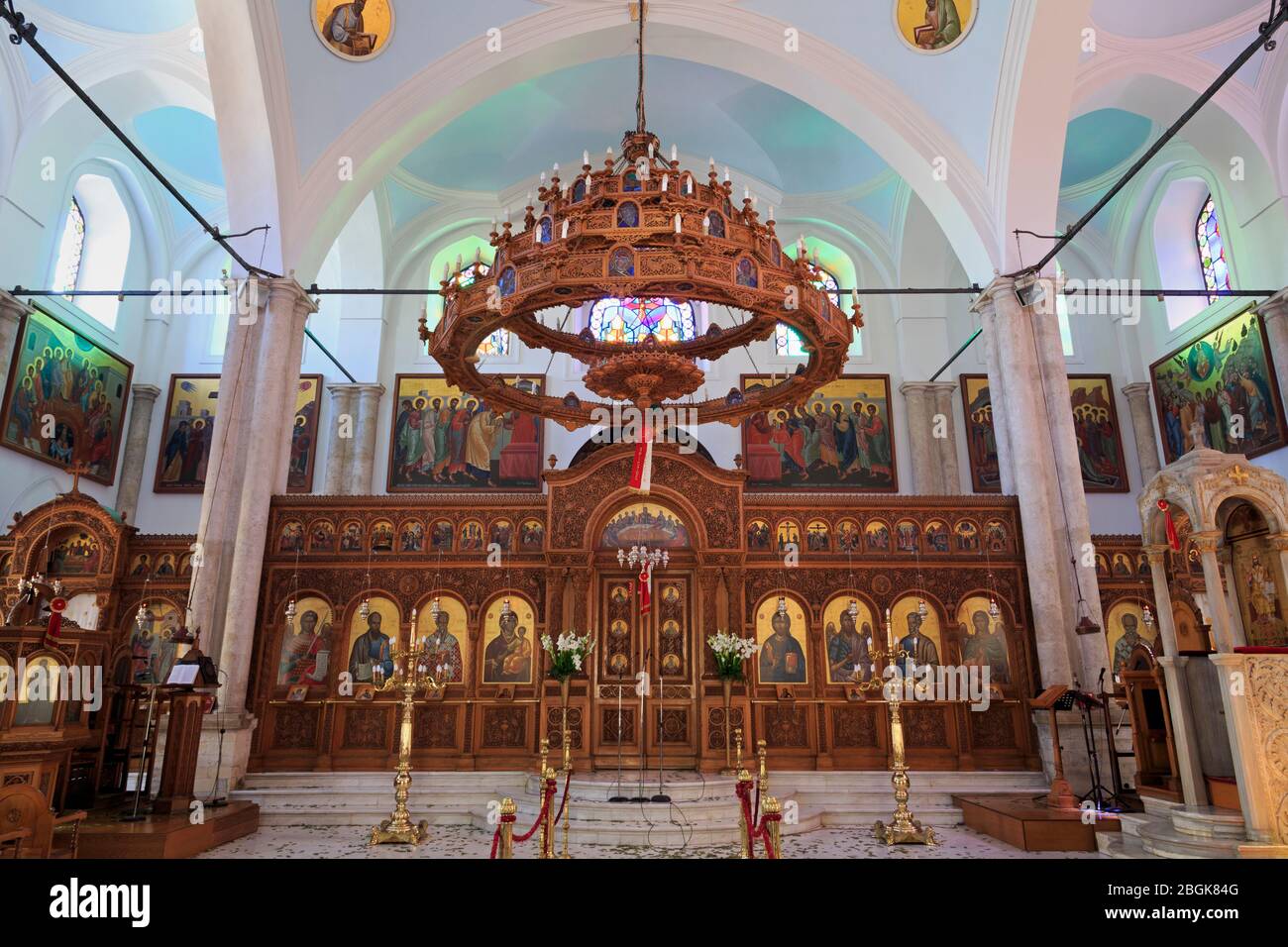 San Tito Chiesa, Heraklion, isola di Creta, Grecia, Europa Foto Stock