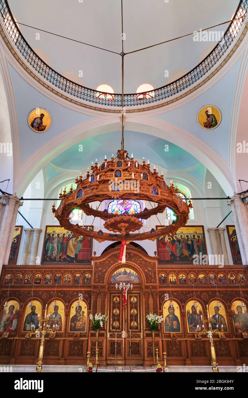 San Tito Chiesa, Heraklion, isola di Creta, Grecia, Europa Foto Stock