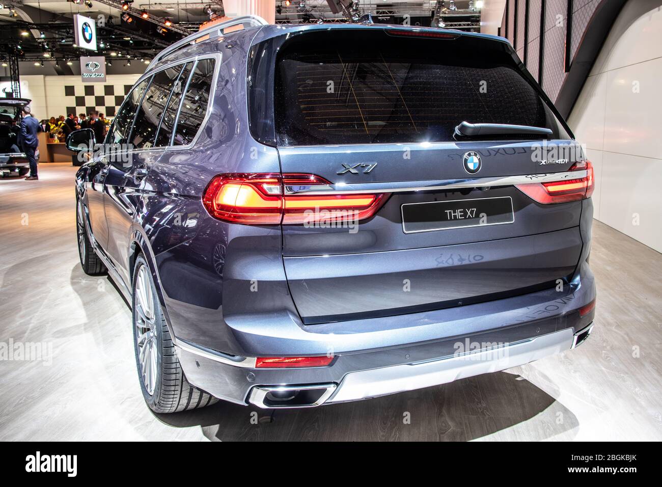 Bruxelles, Belgio, 09 gennaio 2020: Nuova BMW X7 prodotta al Salone di Bruxelles, SUV G07 anno modello 2020 prodotto e commercializzato dalla BMW Foto Stock