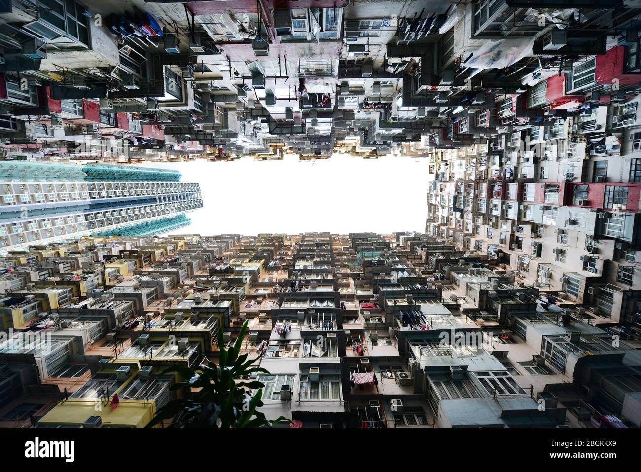 Montane Mansion a Quarry Bay a Hong Kong. Foto Stock