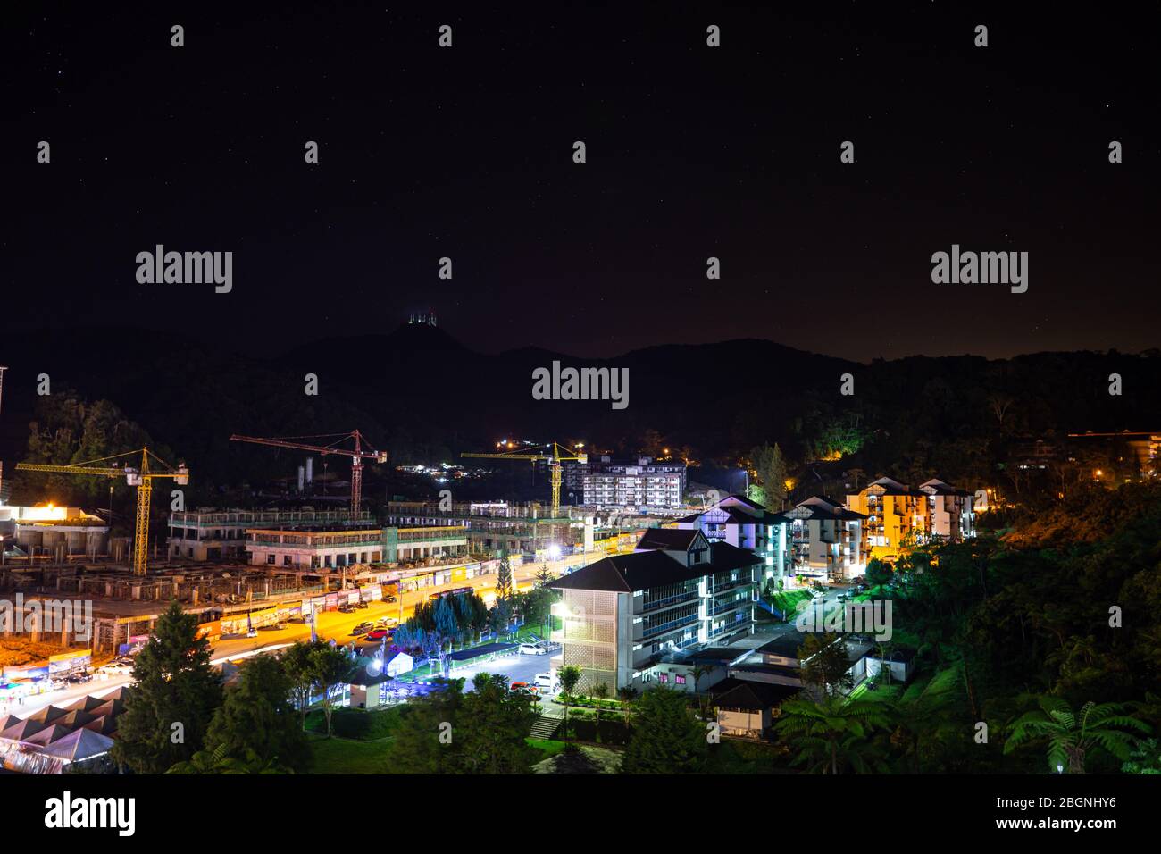 Cameron, Malesia - 07 Feb 2019: Cameron Highlands è il più popolare tra i ritiri delle Highland in Malesia. Situato a quasi 2,000 metri di altezza. Foto Stock