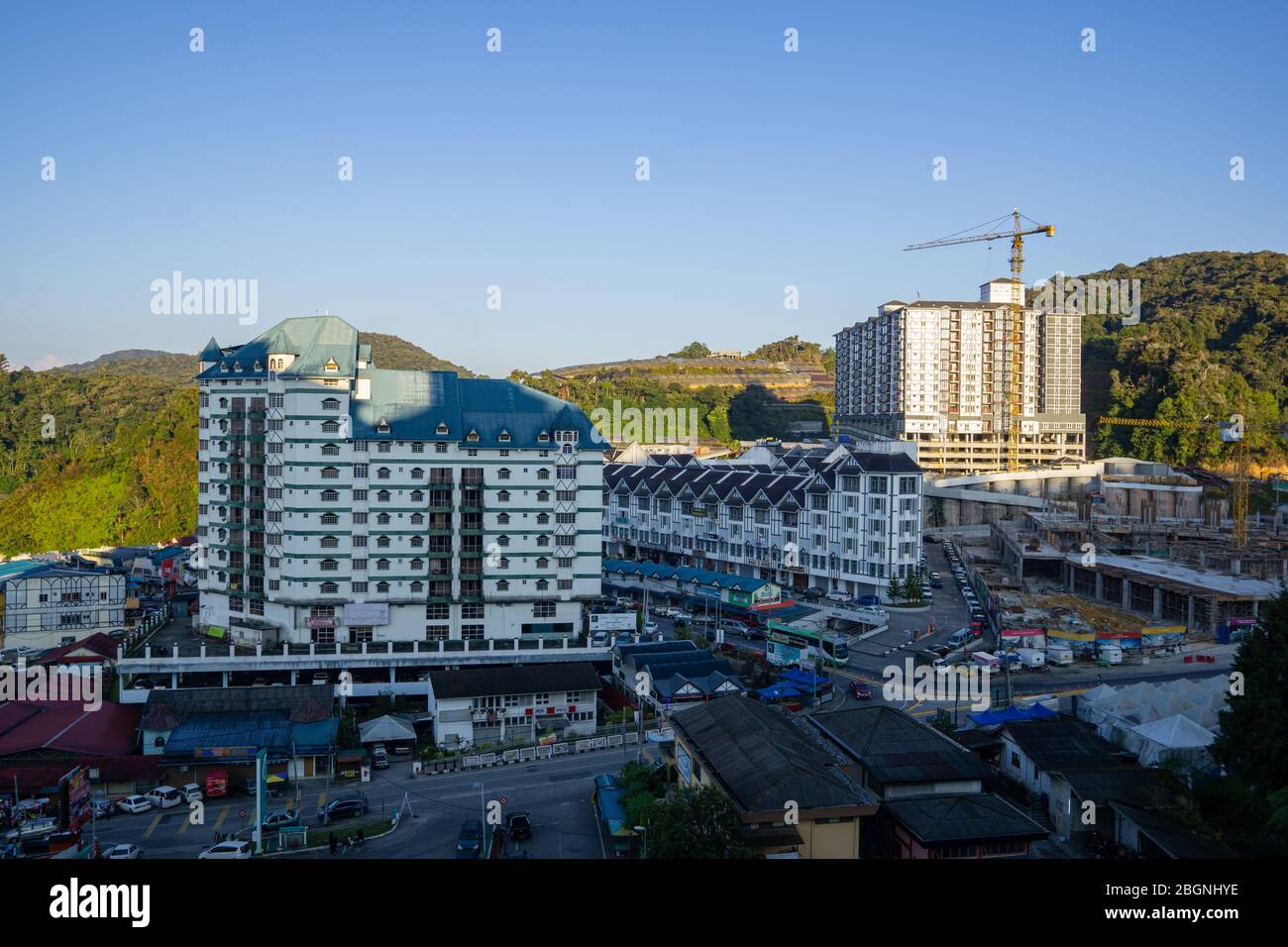 Cameron, Malesia - 07 Feb 2019: Cameron Highlands è il più popolare tra i ritiri delle Highland in Malesia. Situato a quasi 2,000 metri di altezza. Foto Stock