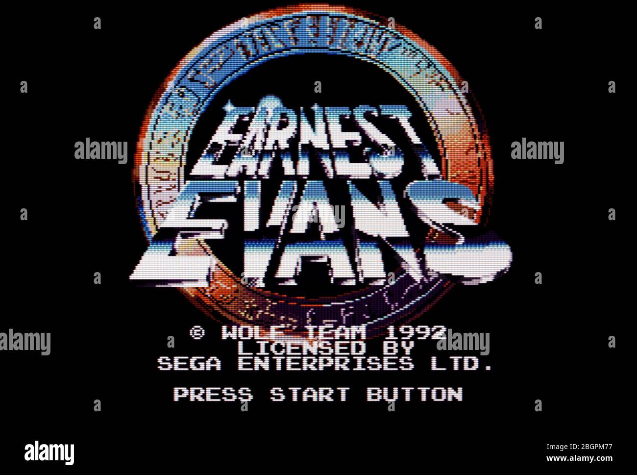 Earrest Evans - sega Genesis Mega Drive - solo per uso editoriale Foto Stock