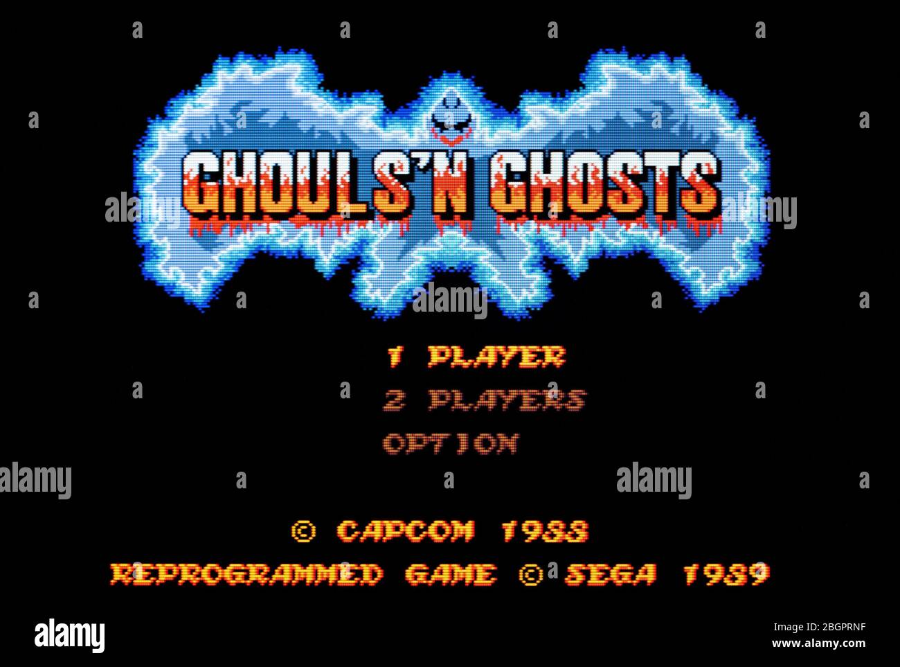 Ghouls 'n Ghosts - sega Genesis Mega Drive - solo per uso editoriale Foto Stock