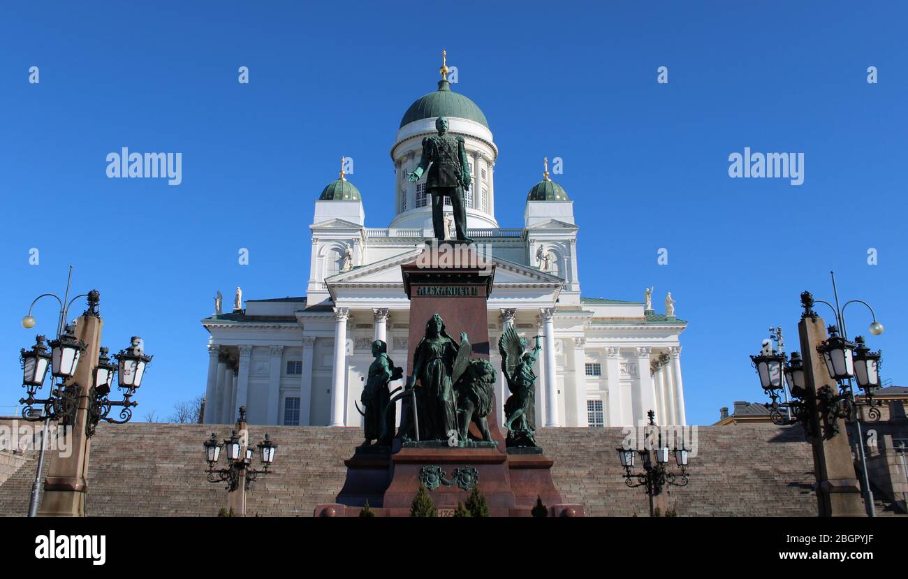 Lex di Walter Runeberg a Helsinki, Finlandia. Foto Stock