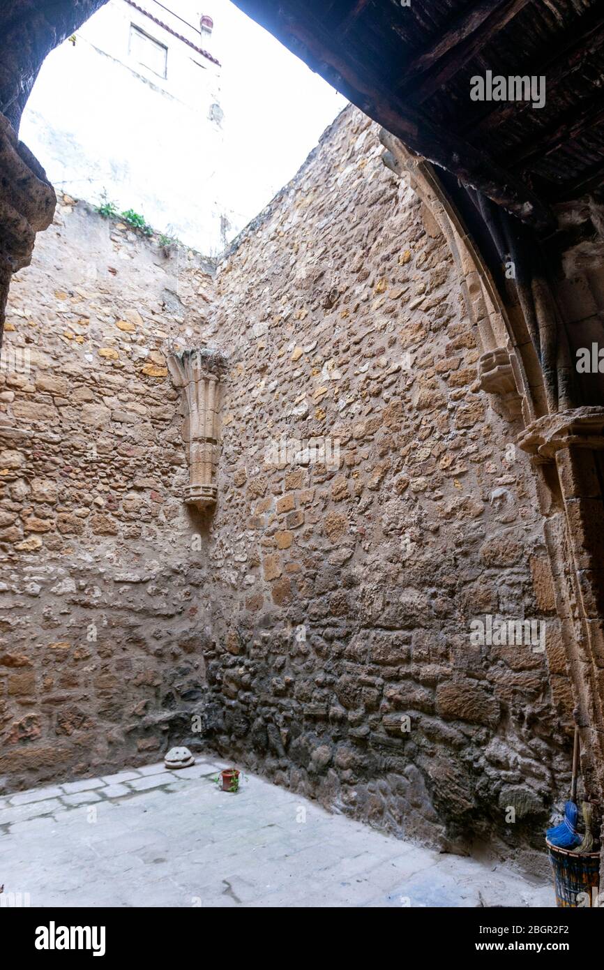 Resto della cattedrale portoghese a Safi, Marocco Foto Stock