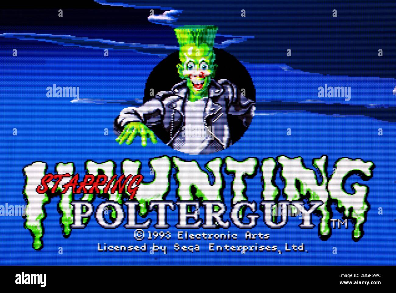 Harunting starring Polterguy - sega Genesis Mega Drive - solo per uso editoriale Foto Stock