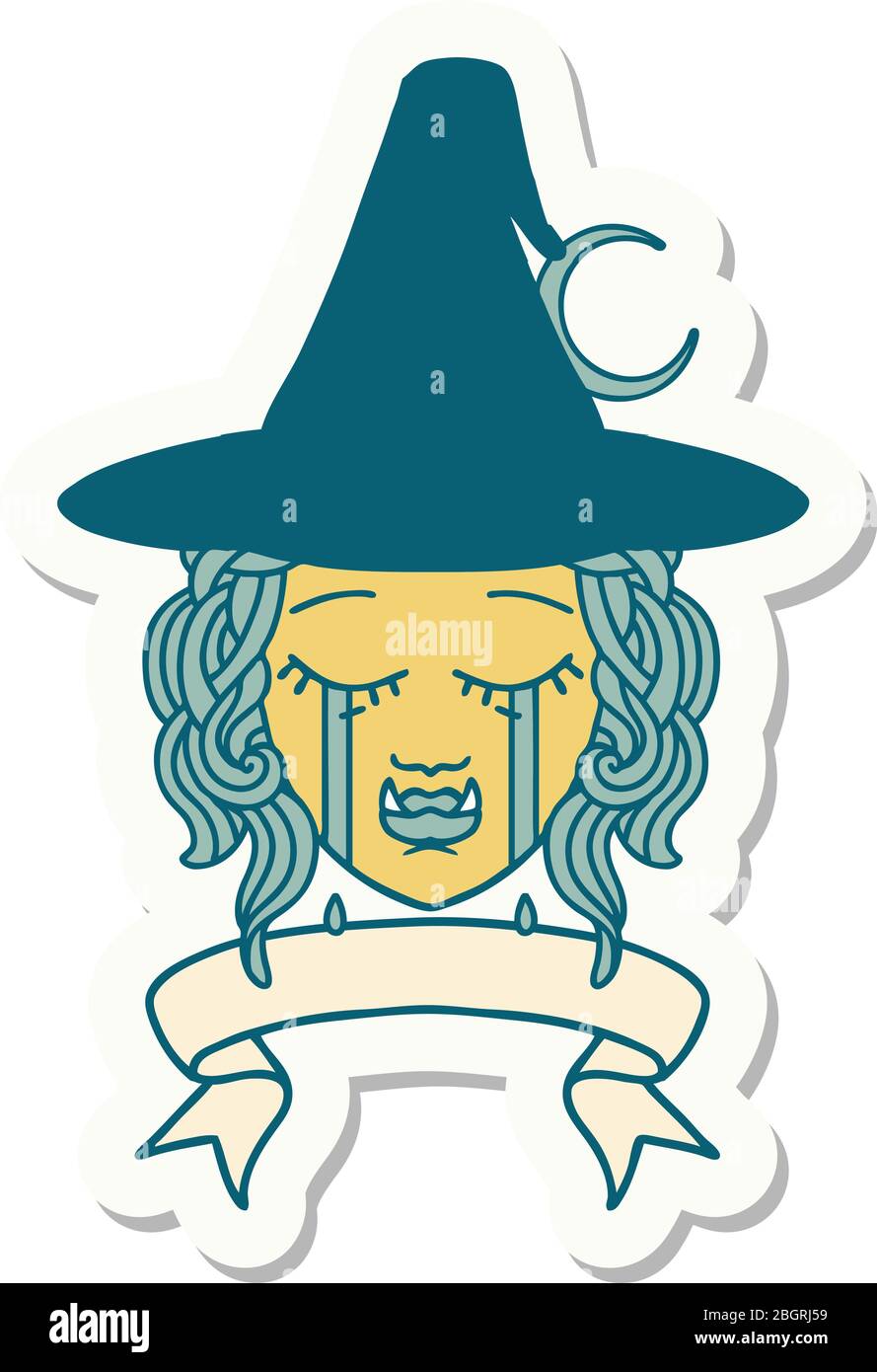 Adesivo In Feltro Strega Halloween 15 Pezzi