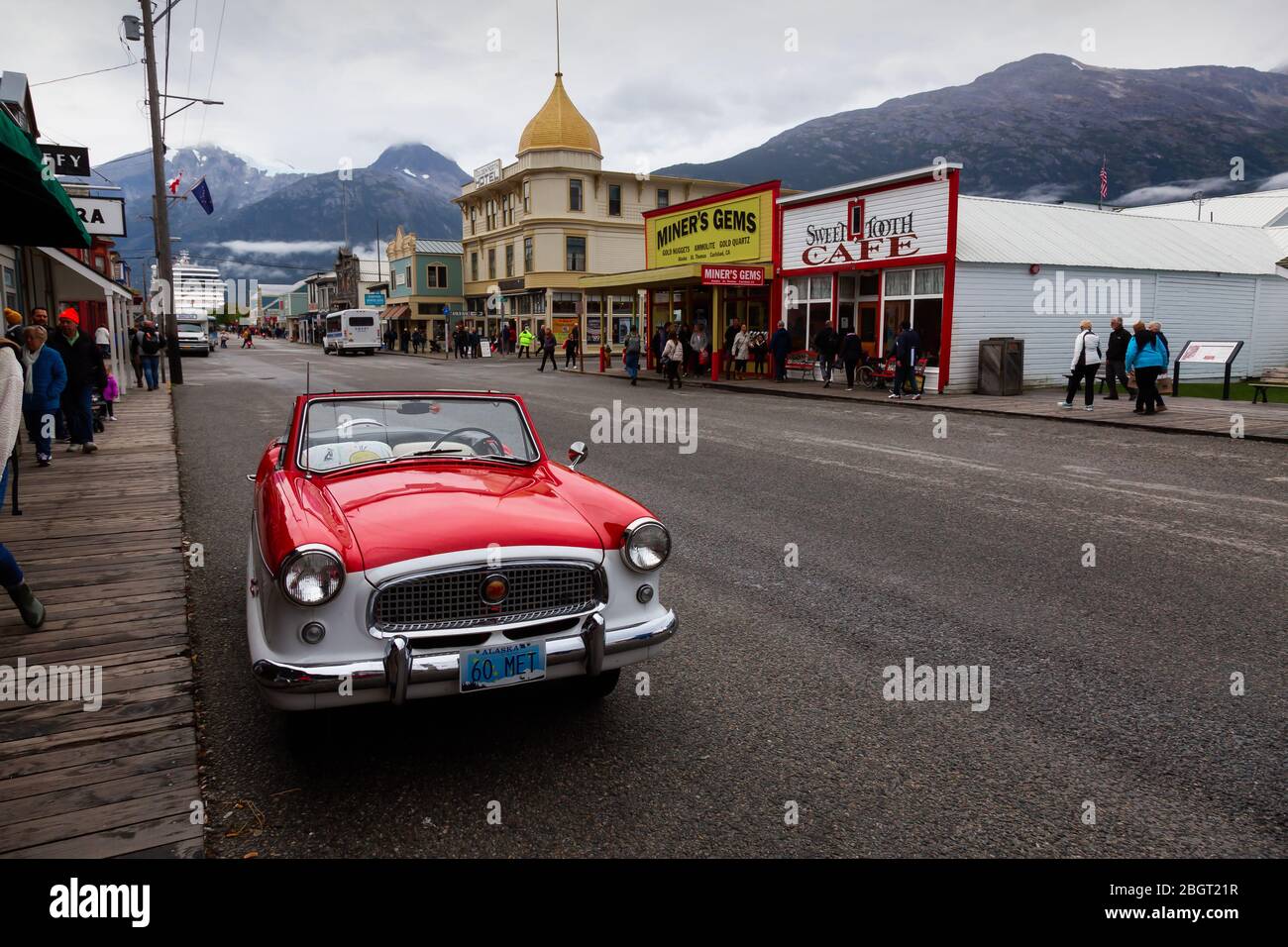 Skagway, Alaska, Stati Uniti d'America Foto Stock