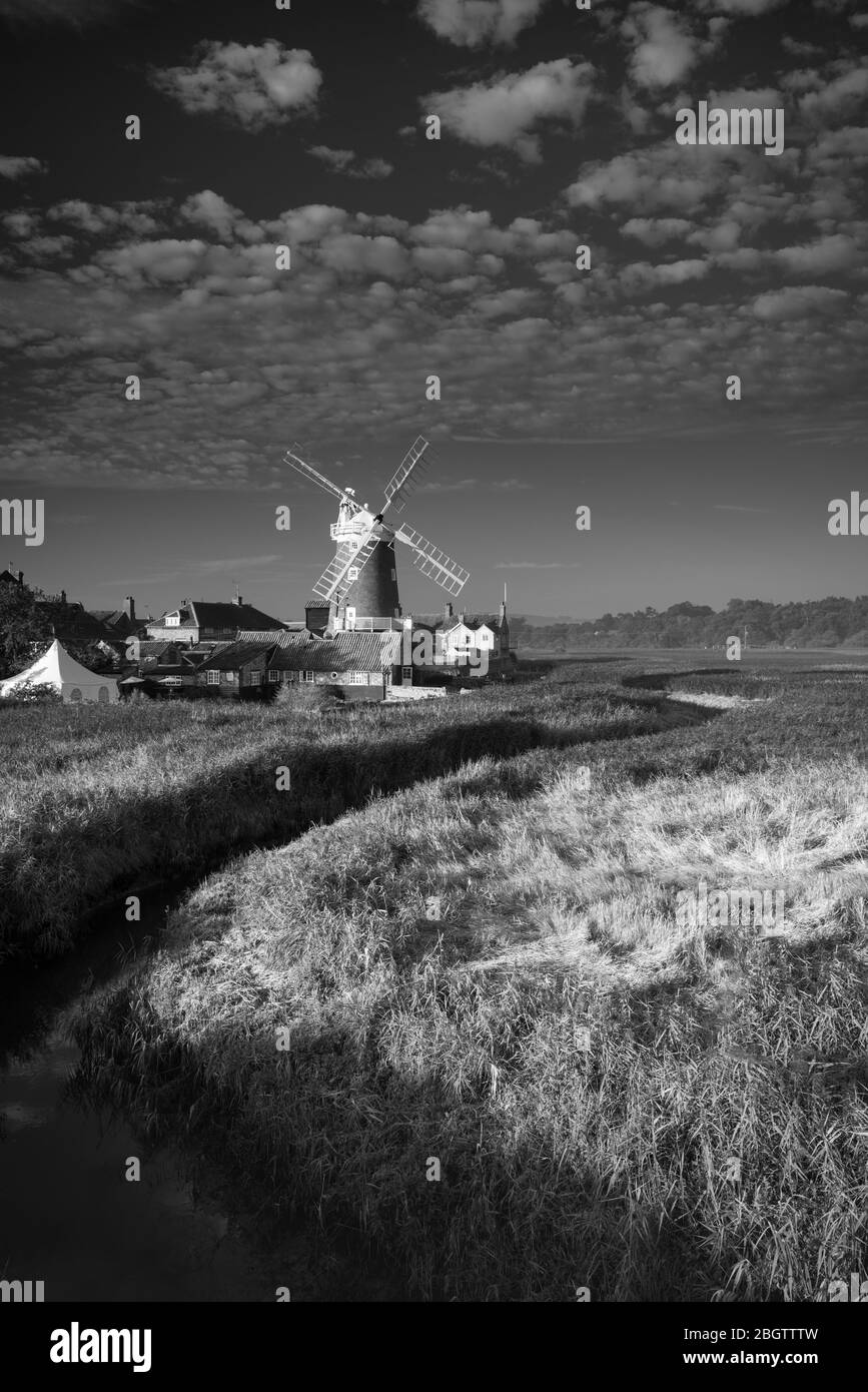 Cley Mill- Norfolk, Cley accanto al mare, 2015 agosto Foto Stock