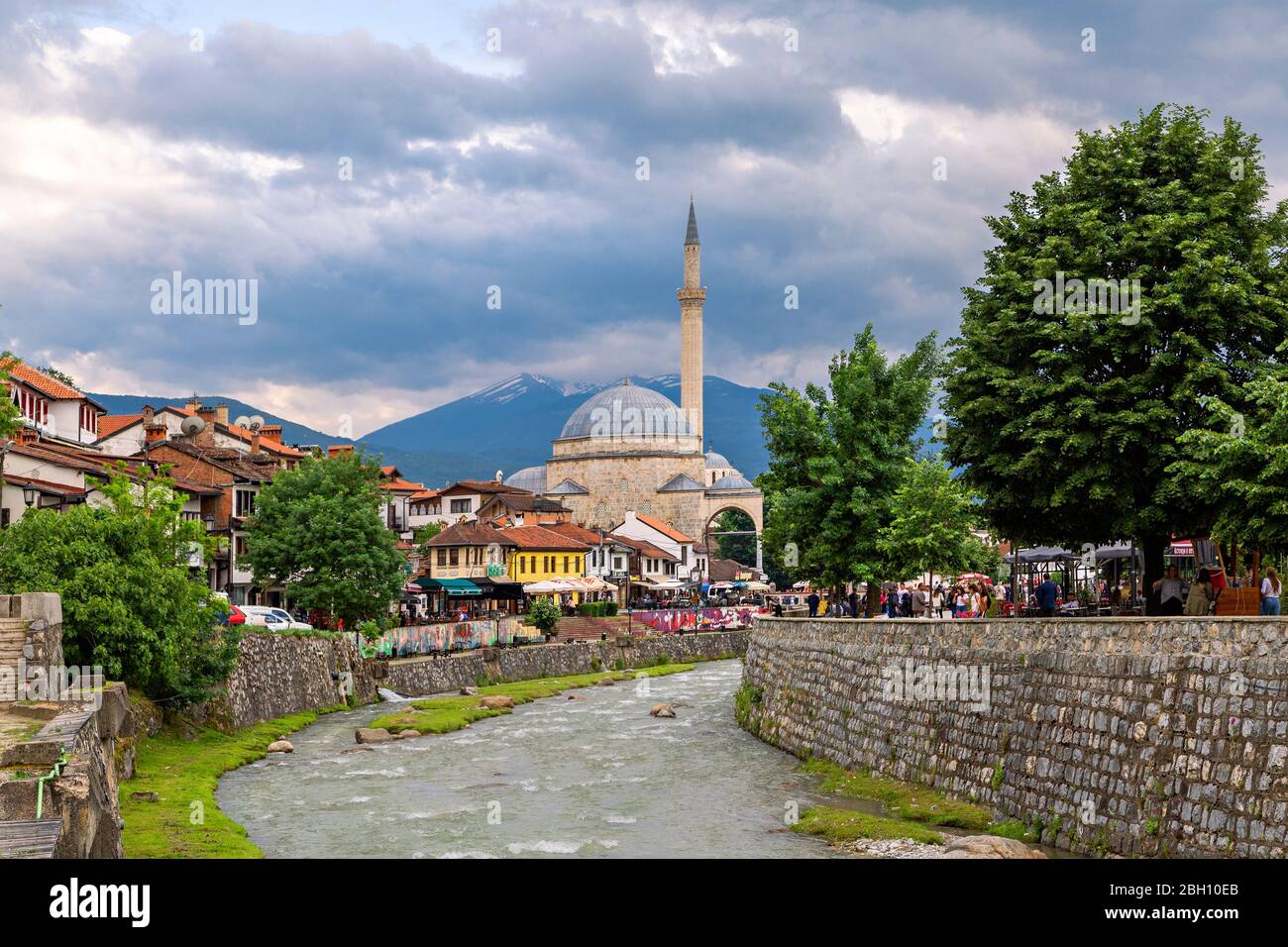 Moschea di Sinan Pasha, a Prizren, Kosovo Foto Stock