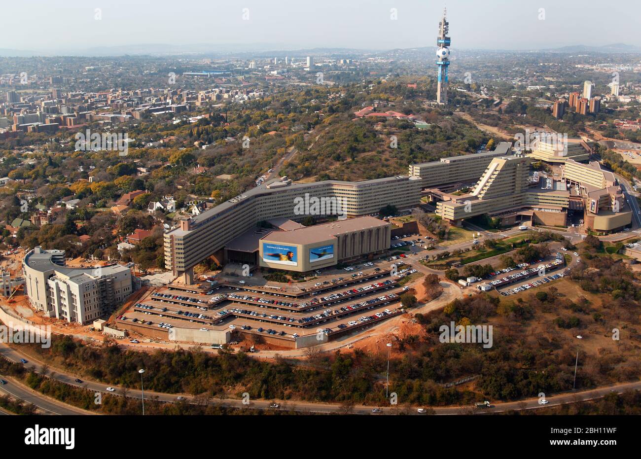Foto aerea del Campus principale di Pretoria Foto Stock