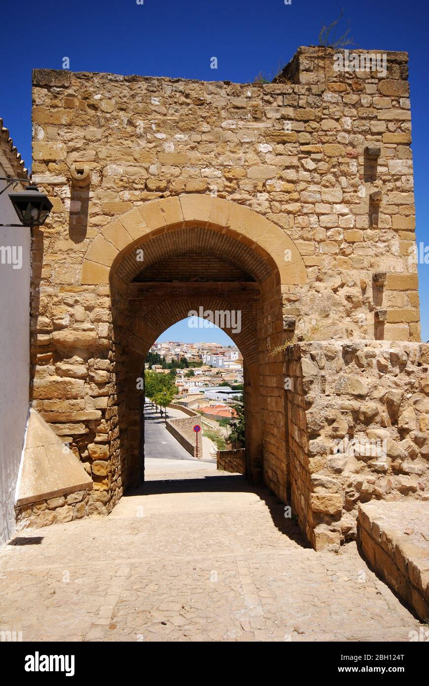 Santa Lucia porta fuori la Plaza Santa Lucia, Ubeda, Andalusia, Spagna Foto  stock - Alamy